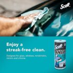 Scott® Shop Towels Glass™ (32896), Blue Shop Towels for Glass, Mirrors and Chrome, 8.6"x11" sheets (90 Towels/Roll, 12 Rolls/Case, 1,080 Towels/Case)