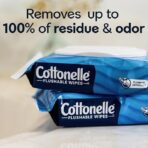 Cottonelle Fresh Feel Flushable Wet Wipes, Adult Wet Wipes, 8 Flip-Top Packs, 42 Wipes Per Pack (336 Total Wipes), Packaging May Vary - Image 4