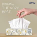 Kleenex Professional Facial Tissue, Bulk (3077), 2-Ply, White, Flat Boxed Format, Designed for Business, Convenience Size (125 TissuesBox, 12 Boxes, 1,500 SheetsCase)