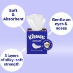Kleenex Ultra Soft Facial Tissues, 3 Flat Boxes, 120 Tissues per Box, 3-Ply (360 Total), Packaging May Vary - Image 3