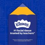 Kleenex Ultra Soft Facial Tissues, 3 Flat Boxes, 120 Tissues per Box, 3-Ply (360 Total), Packaging May Vary (3)