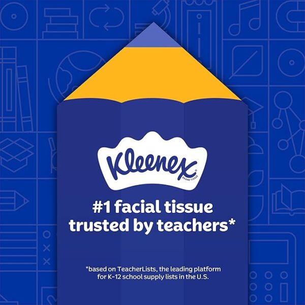 Kleenex Ultra Soft Facial Tissues, 3 Flat Boxes, 120 Tissues per Box, 3-Ply (360 Total), Packaging May Vary (3)