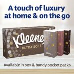 Kleenex Ultra Soft Facial Tissues in Handy Pocket Packs - 80 Travel Pocket Packs - Our Softest Tissue - Supremely Soft And Silky Tissues Designed With Luxury In Mind (2)
