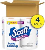 Scott 1000 Sheets Per Roll Toilet Paper, 4 Rolls, Bath Tissue - Image 2