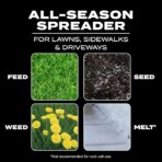 Scotts Turf Builder EdgeGuard DLX Broadcast Spreader for Seed, Fertilizer, Salt, Ice Melt, Holds up to 15,000 sq.ft. Product - Image 4