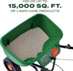 Scotts Turf Builder EdgeGuard DLX Broadcast Spreader for Seed, Fertilizer, Salt, Ice Melt, Holds up to 15,000 sq.ft. Product - Image 2