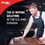 WypAll GeneralClean L30 Cloths Heavy Duty Cleaning Wipes (05812), Quarterfold, Strong and Soft Bulk Paper Wipers, White (12 Packs of 90 Sheets, 1,080 Sheet Total) - Image 3